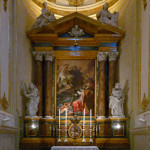 Terza Cappella di destra - Santissima Trinità e San Gregorio Barbarigo.
